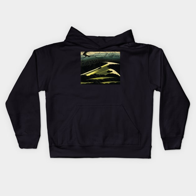 eyvind earle Kids Hoodie by QualityArtFirst